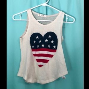 Girls 4th of July Tank